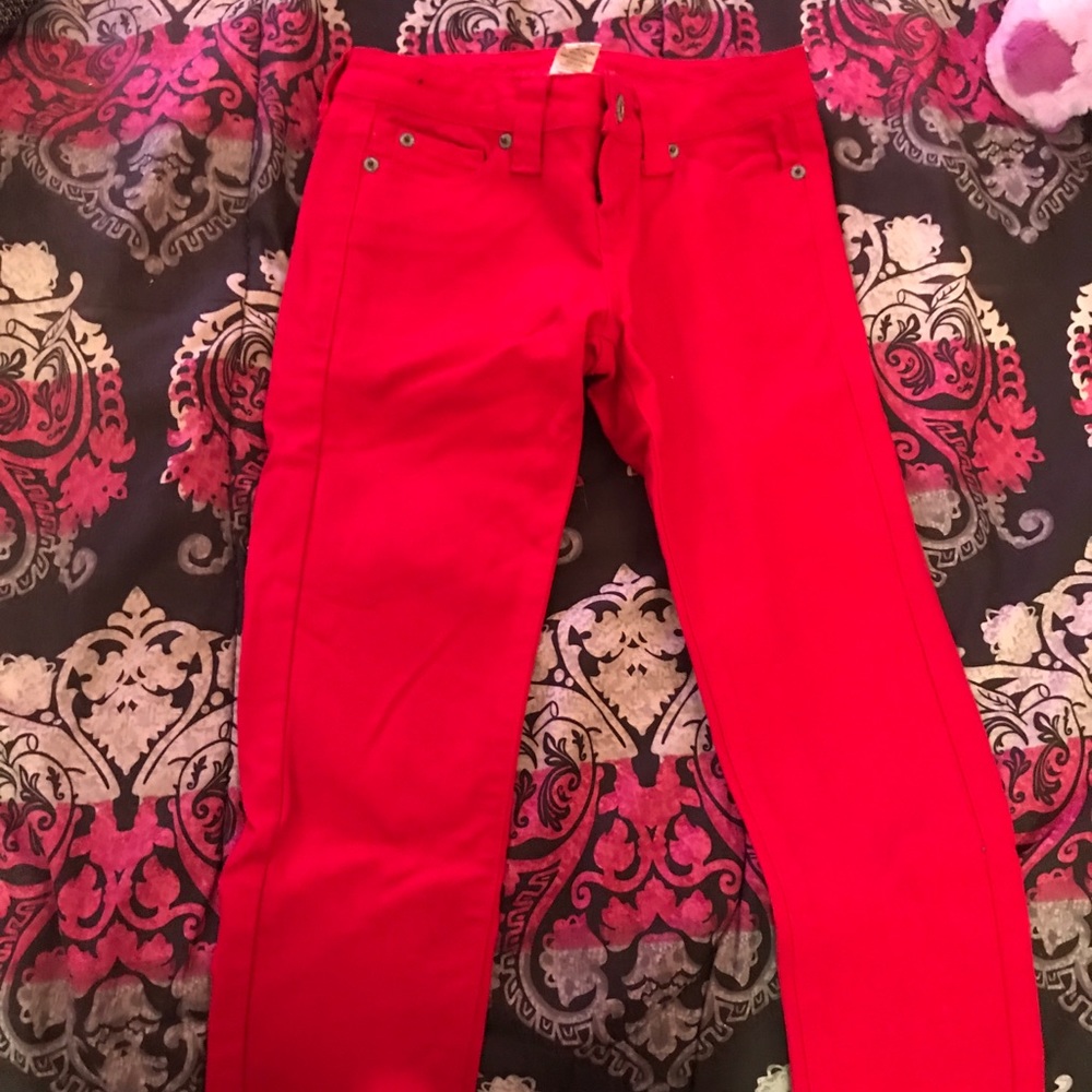 Red jeans!